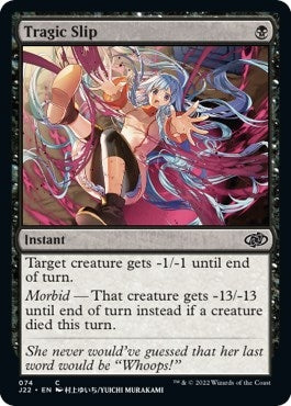Image for Tragic Slip (074) (74) (Jumpstart 2022) (J22) - Magic: The Gathering