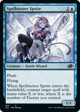 Image for Spellstutter Sprite (65) (Jumpstart 2022) (J22) - Magic: The Gathering