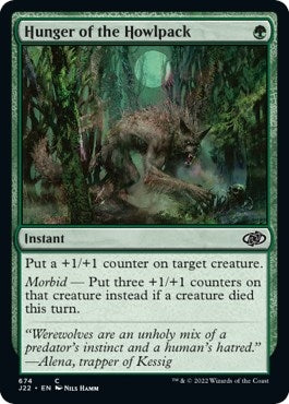 Image for Hunger of the Howlpack (674) (Jumpstart 2022) (J22) - Magic: The Gathering