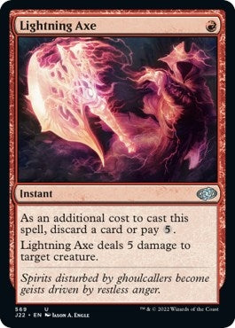 Image for Lightning Axe (569) (Jumpstart 2022) (J22) - Magic: The Gathering