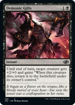 Image for Demonic Gifts (398) (Jumpstart 2022) (J22) - Magic: The Gathering