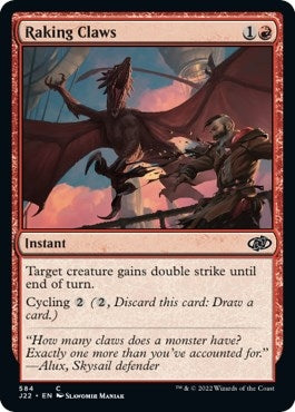 Image for Raking Claws (584) (Jumpstart 2022) (J22) - Magic: The Gathering