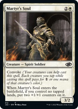 Image for Martyr's Soul (212) (Jumpstart 2022) (J22) - Magic: The Gathering