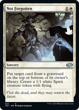 Image for Not Forgotten (222) (Jumpstart 2022) (J22) - Magic: The Gathering