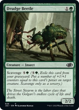 Image for Drudge Beetle (649) (Jumpstart 2022) (J22) - Magic: The Gathering