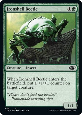 Image for Ironshell Beetle (679) (Jumpstart 2022) (J22) - Magic: The Gathering