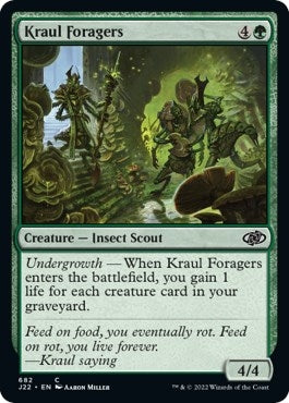 Image for Kraul Foragers (682) (Jumpstart 2022) (J22) - Magic: The Gathering