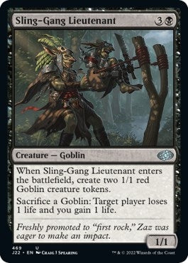 Image for Sling-Gang Lieutenant (469) (Jumpstart 2022) (J22) - Magic: The Gathering