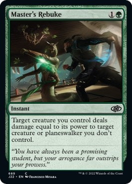 Image for Master's Rebuke (689) (Jumpstart 2022) (J22) - Magic: The Gathering