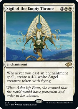 Image for Sigil of the Empty Throne (244) (Jumpstart 2022) (J22) - Magic: The Gathering