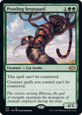 Image for Prowling Serpopard (713) (Jumpstart 2022) (J22) - Magic: The Gathering