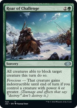 Image for Roar of Challenge (720) (Jumpstart 2022) (J22) - Magic: The Gathering