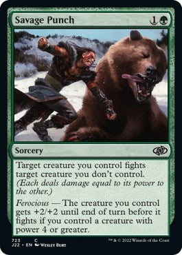 Image for Savage Punch (723) (Jumpstart 2022) (J22) - Magic: The Gathering