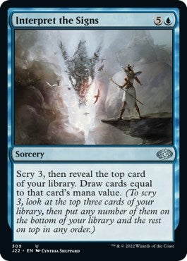Image for Interpret the Signs (309) (Jumpstart 2022) (J22) - Magic: The Gathering