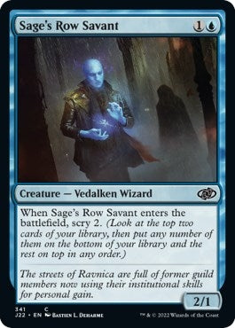 Image for Sage's Row Savant (341) (Jumpstart 2022) (J22) - Magic: The Gathering
