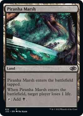 Image for Piranha Marsh (818) (Jumpstart 2022) (J22) - Magic: The Gathering