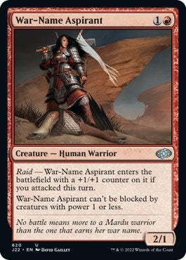 Image for War-Name Aspirant (620) (Jumpstart 2022) (J22) - Magic: The Gathering