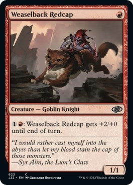 Image for Weaselback Redcap (622) (Jumpstart 2022) (J22) - Magic: The Gathering