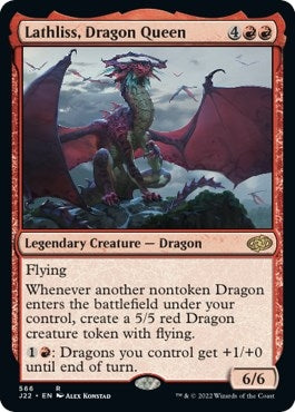 Image for Lathliss, Dragon Queen (566) (Jumpstart 2022) (J22) - Magic: The Gathering