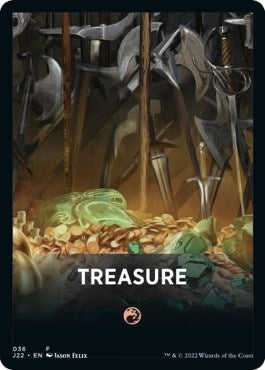 Image for Treasure Theme Card (36) (Jumpstart 2022) (J22) - Magic: The Gathering