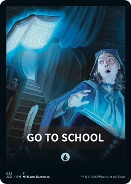 Image for Go to School Theme Card (12) (Jumpstart 2022) (J22) - Magic: The Gathering