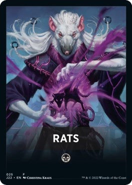 Image for Rats Theme Card (25) (Jumpstart 2022) (J22) - Magic: The Gathering