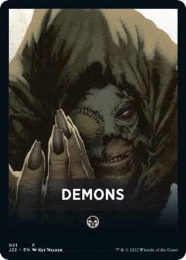 Image for Demons Theme Card (21) (Jumpstart 2022) (J22) - Magic: The Gathering