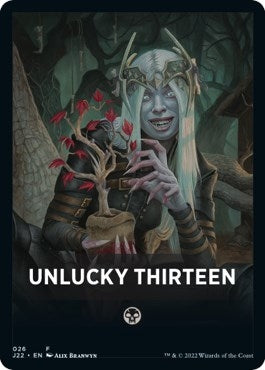 Image for Unlucky Thirteen Theme Card (26) (Jumpstart 2022) (J22) - Magic: The Gathering