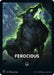 Image for Ferocious Theme Card (39) (Jumpstart 2022) (J22) - Magic: The Gathering