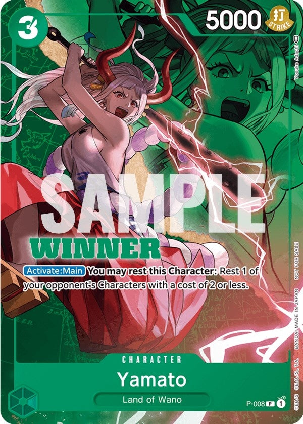 Yamato - P-008 (Winner Pack Vol. 1) (P-008) (One Piece Promotion Cards)