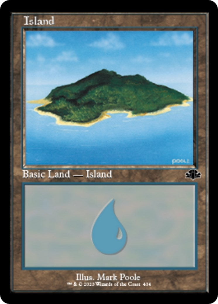 Image for Island (404) (Retro Frame) (404) - Magic: The Gathering