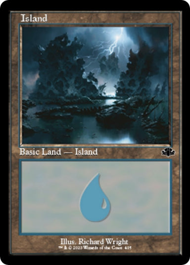 Image for Island (405) (Retro Frame) (405) - Magic: The Gathering