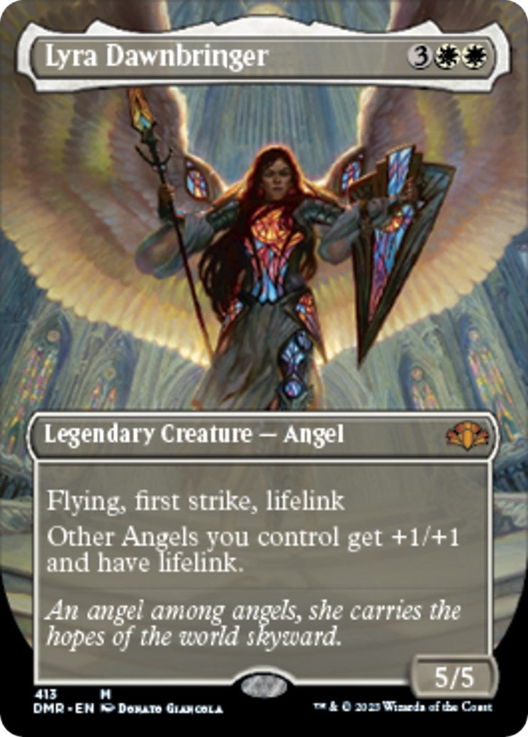 Image for Lyra Dawnbringer (Borderless) (413) - Magic: The Gathering