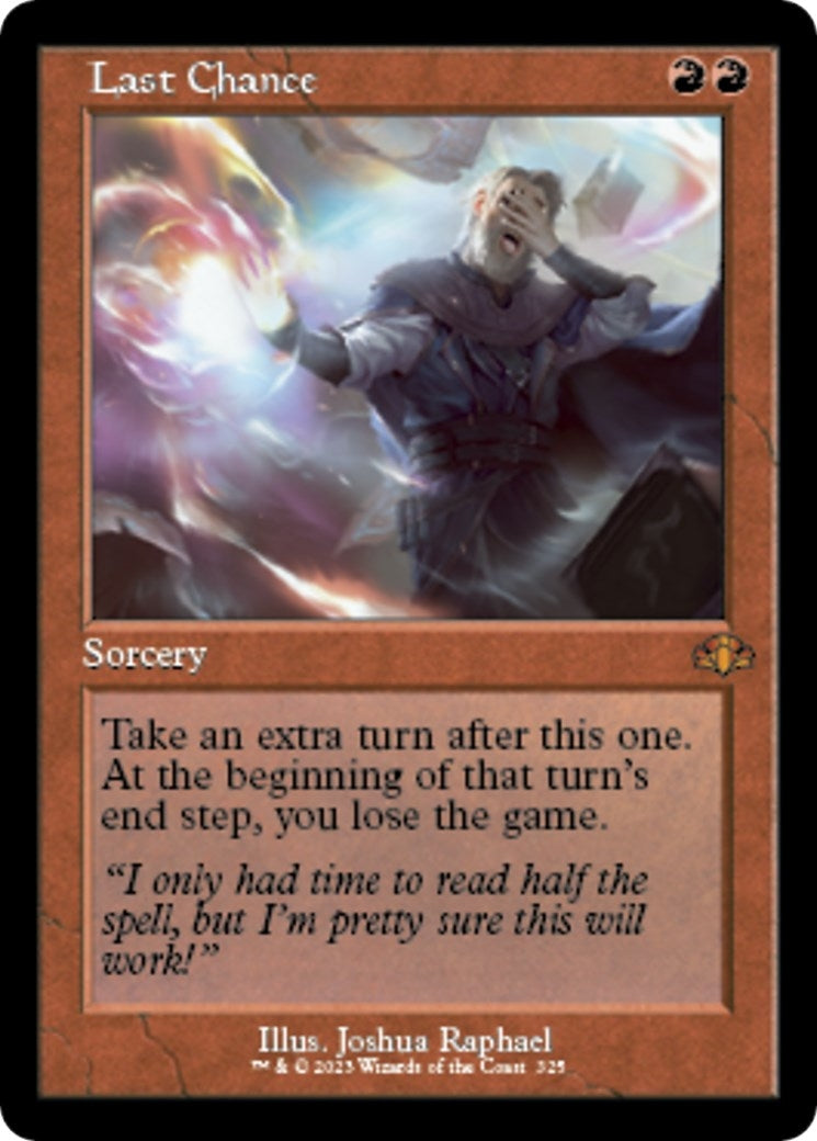 Image for Last Chance (Retro Frame) (325) - Magic: The Gathering