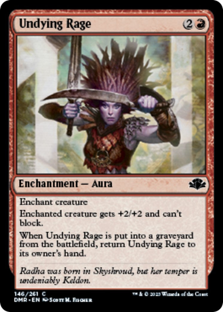 Image for Undying Rage (146) - Magic: The Gathering