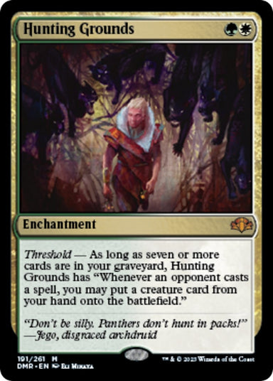 Image for Hunting Grounds (191) - Magic: The Gathering