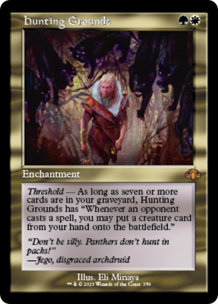 Image for Hunting Grounds (Retro Frame) (359) - Magic: The Gathering