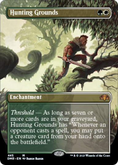 Image for Hunting Grounds (Borderless) (445) - Magic: The Gathering