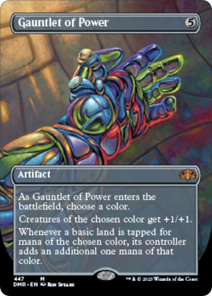 Image for Gauntlet of Power (Borderless) (447) - Magic: The Gathering