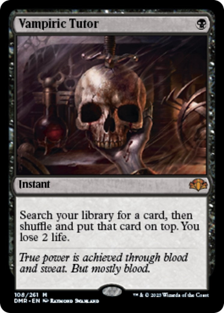 Image for Vampiric Tutor (108) - Magic: The Gathering