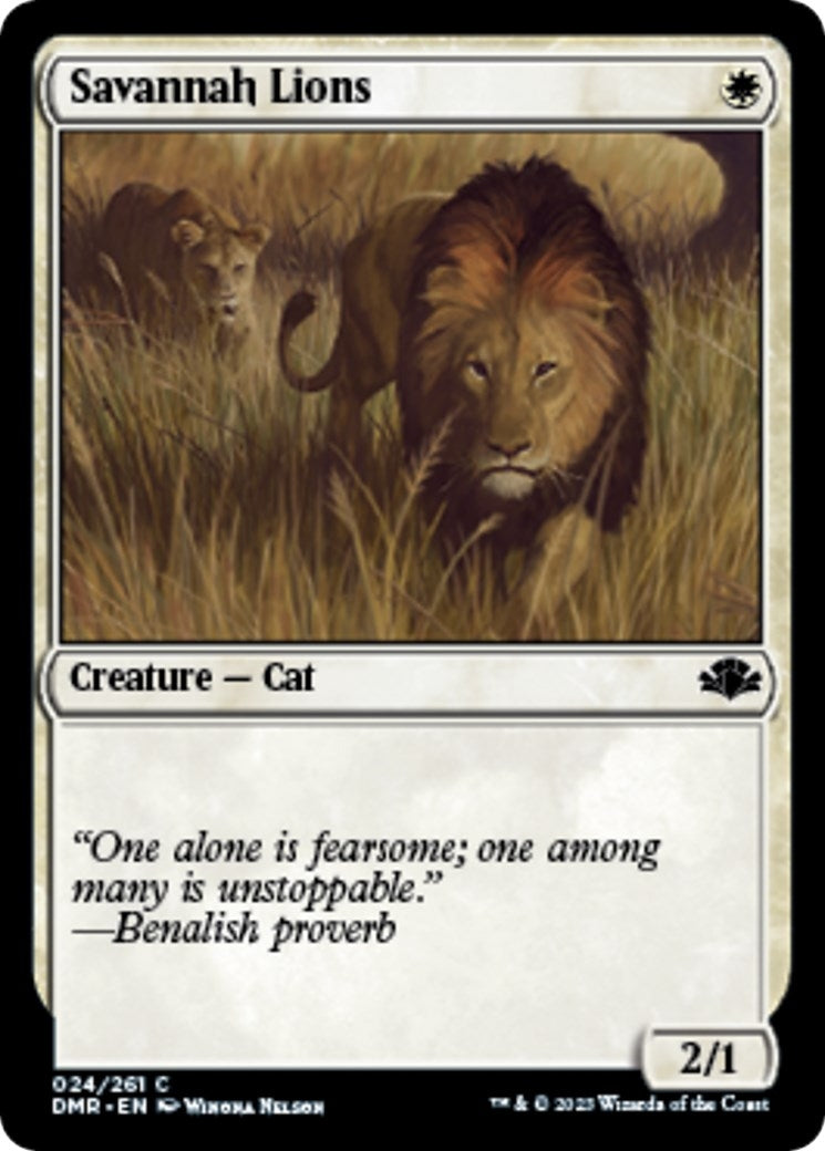 Image for Savannah Lions (24) - Magic: The Gathering
