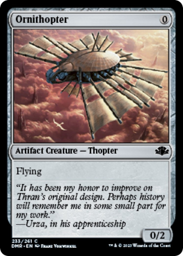 Image for Ornithopter (233) - Magic: The Gathering