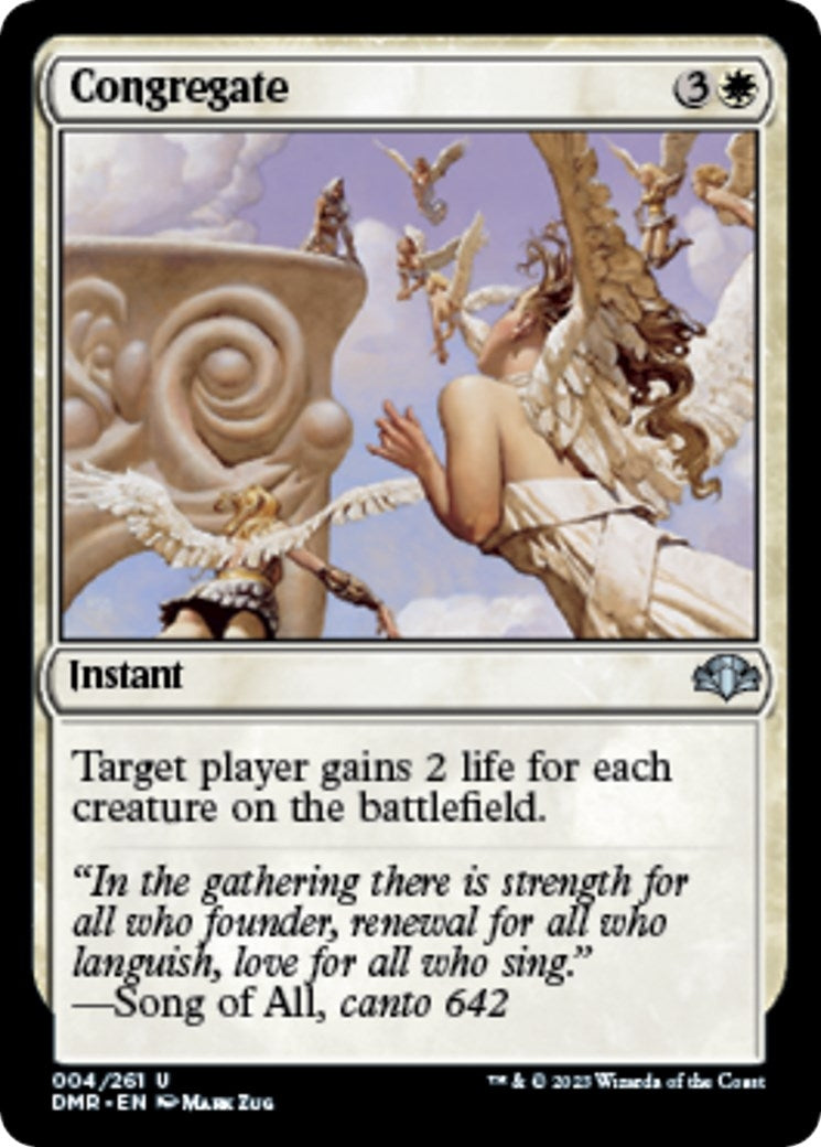 Image for Congregate (4) - Magic: The Gathering