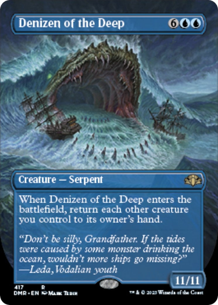 Image for Denizen of the Deep (Borderless) (417) - Magic: The Gathering