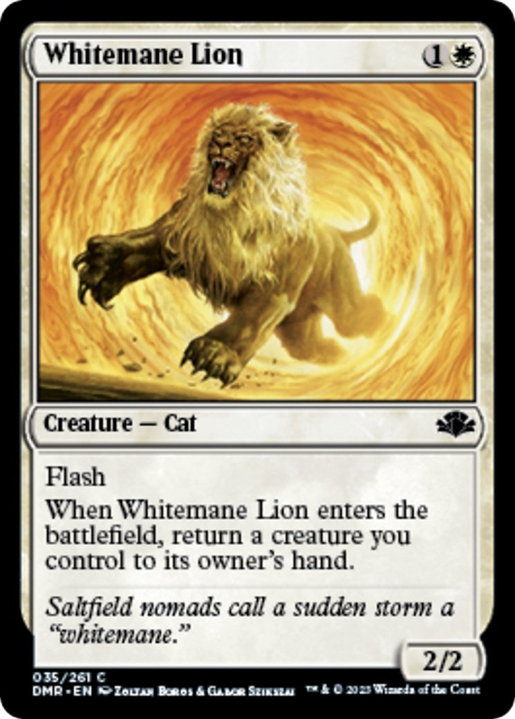 Image for Whitemane Lion (35) - Magic: The Gathering