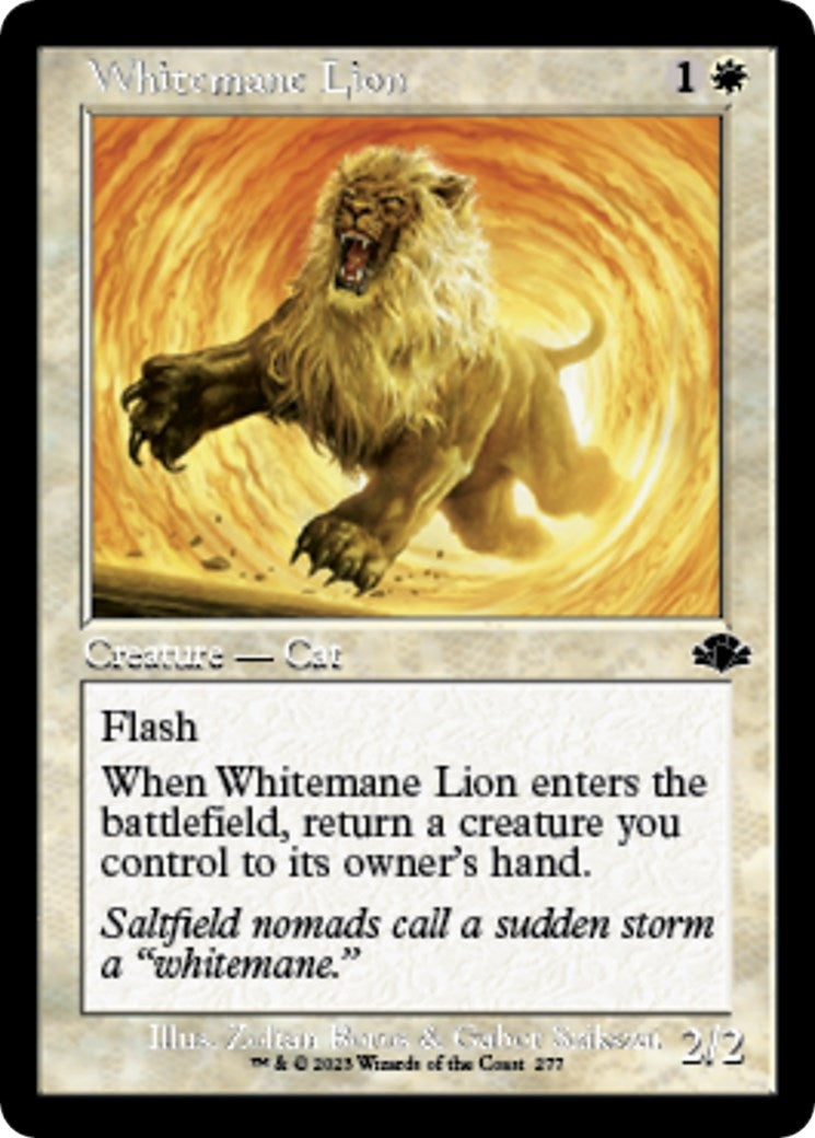 Image for Whitemane Lion (Retro Frame) (277) - Magic: The Gathering