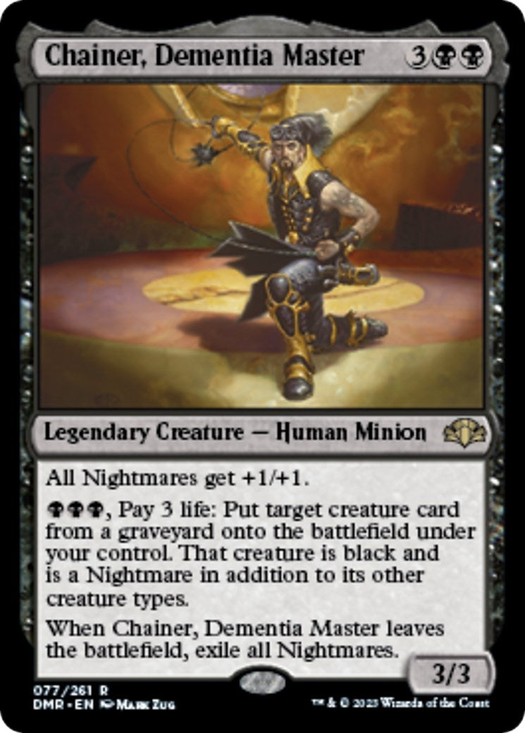 Image for Chainer, Dementia Master (77) - Magic: The Gathering