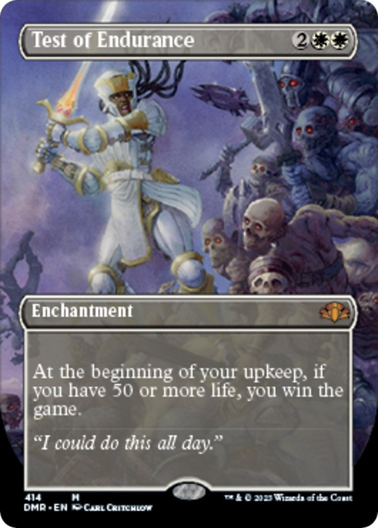 Image for Test of Endurance (Borderless) (414) - Magic: The Gathering