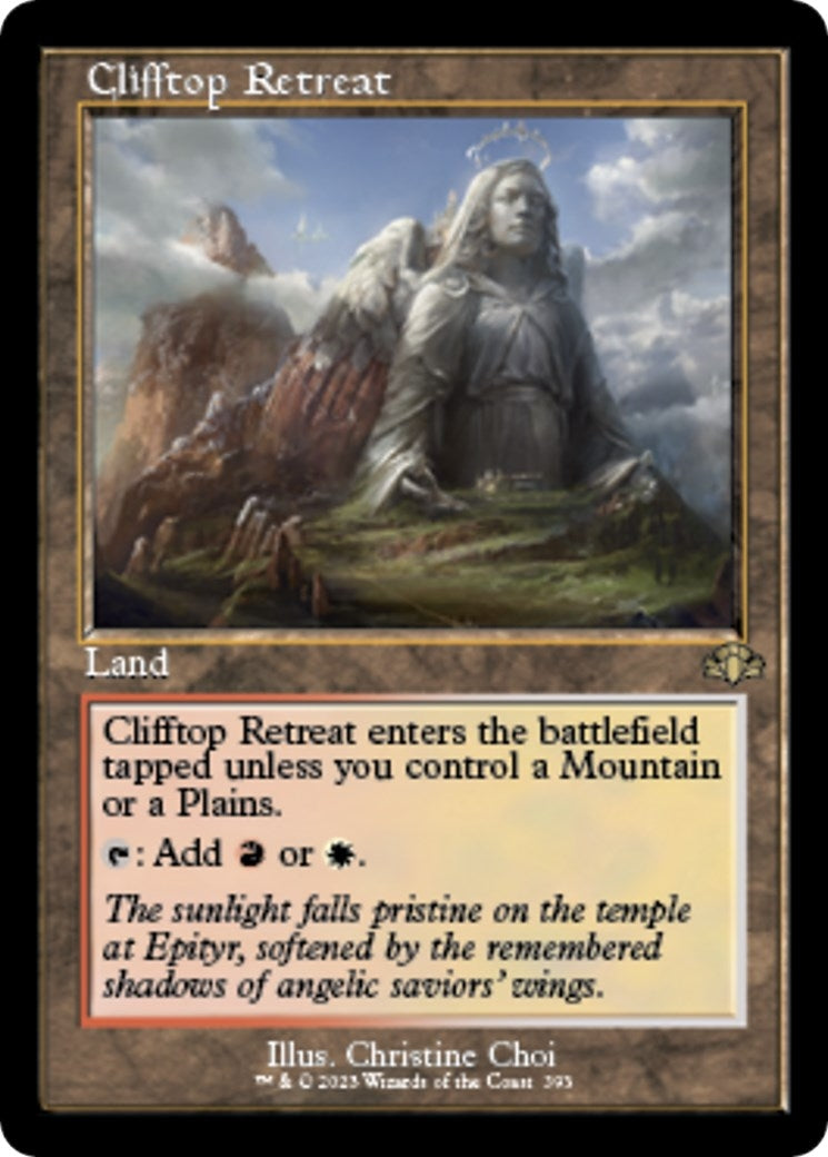 Image for Clifftop Retreat (Retro Frame) (393) - Magic: The Gathering