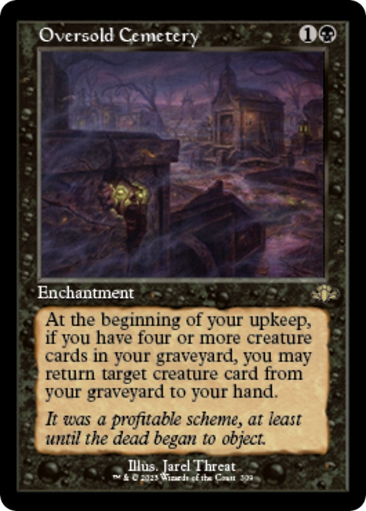 Image for Oversold Cemetery (Retro Frame) (309) - Magic: The Gathering
